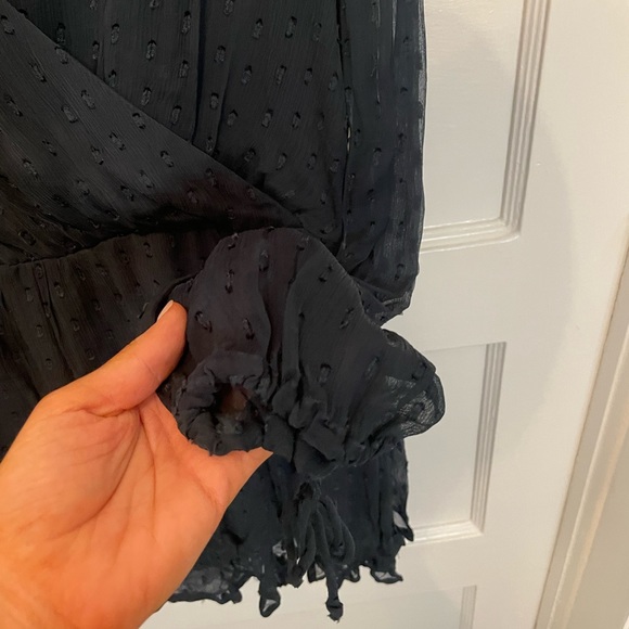 Free People Dahlia Drop Waist Mini Dress Green - XS - Picture 6 of 6